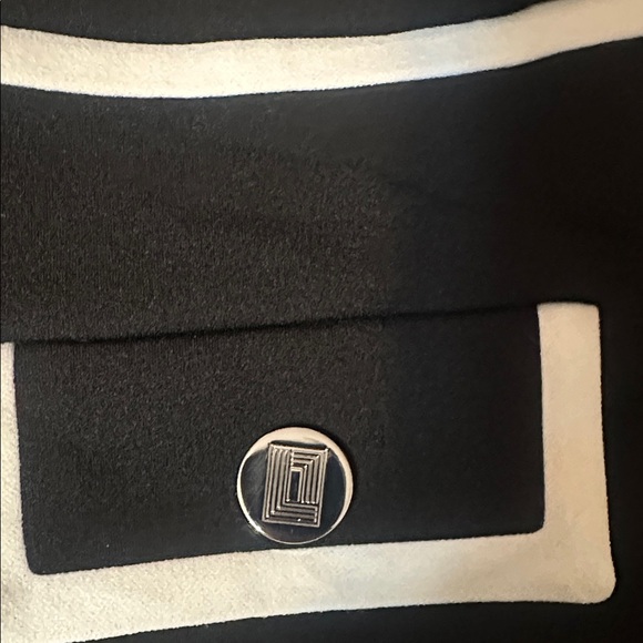 Karl Lagerfeld Black and White Mini Dress - Picture 3 of 5